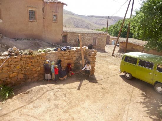 au pied du Mont M'Goun, Maroc 2009